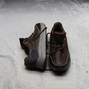 Xelero Mens 12 Walking Shoes Brown Leather Performance Comfort Lace Up Everyday